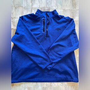 Callaway Blue Quarter-Zip Sweatshirt